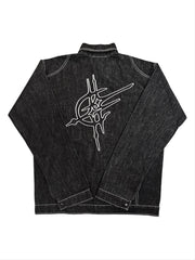 DENIM JACKET YUVA - BLACK