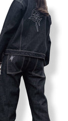 DENIM PANTS YUVA - BLACK